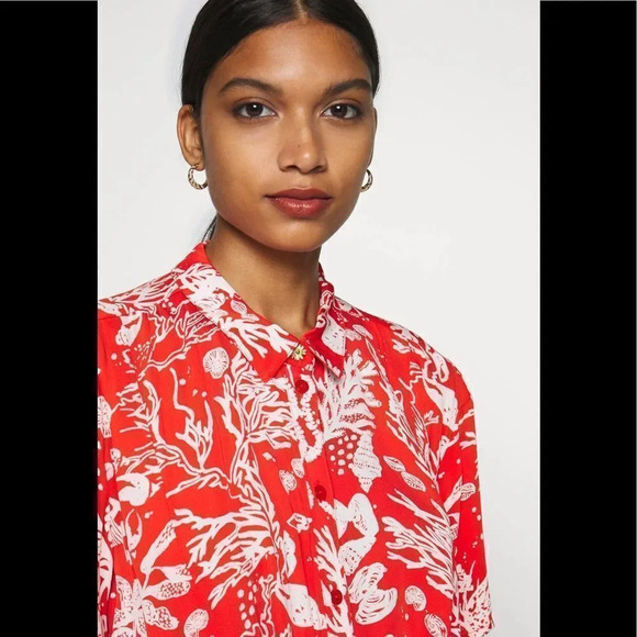 FABIENNE CHAPOT
Red Boyfriend Dress - Crazy Coral - Picture 6 of 16